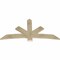 Ekena Millwork Alberta Rough Sawn Timber Gable Bracket, Douglas Fir, 72"W x 36"H x 2"D x 6"F, 12/12 Pitch GBW072X36X0206ALB00RDF - alternate 2